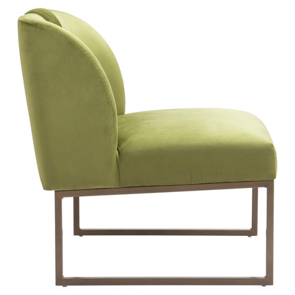 Sante Fe Accent Chair Olive Green Chairs [TriadCommerceInc]   