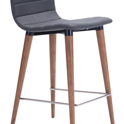 Jericho Counter Stool (Set of 2) Gray Counter Stools TriadCommerceInc Default Title  