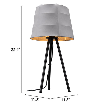 Mozzi Table Lamp Gray & Black Table Lamps [TriadCommerceInc]   