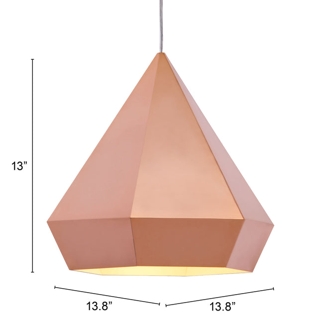 Forecast Ceiling Lamp Rose Gold Pendant Lights TriadCommerceInc   