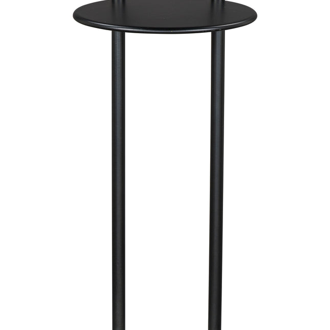 Christian Side Table Black & White Side Tables TriadCommerceInc   