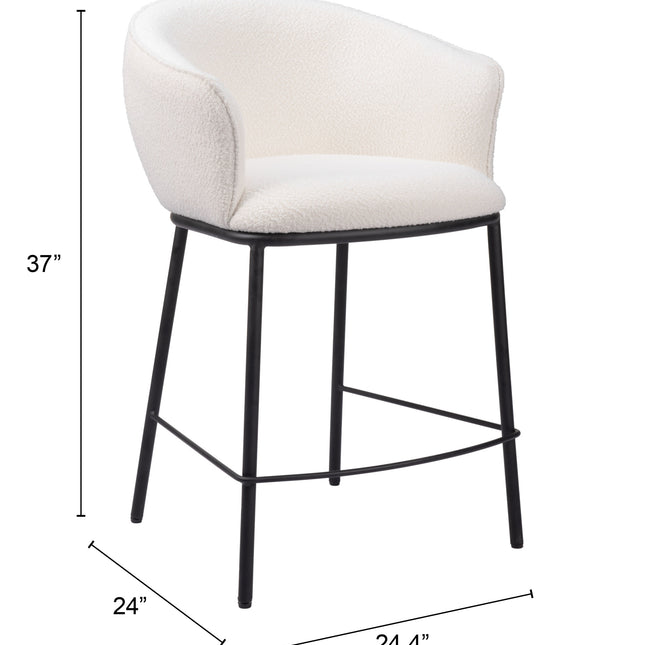 Essen Counter Stool Ivory Counter Stools TriadCommerceInc   