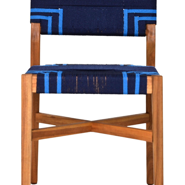 Serene Dining Chair Blue Seating TriadCommerceInc   