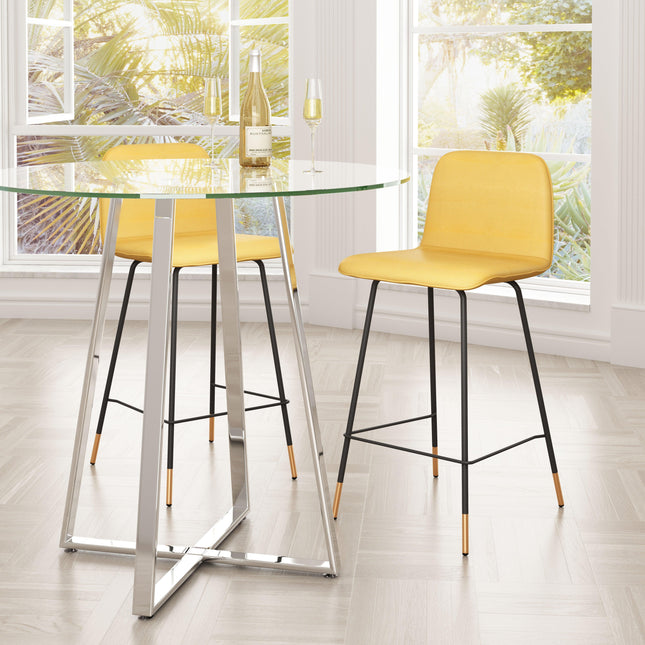 Var Counter Stool Yellow Counter Stools TriadCommerceInc   