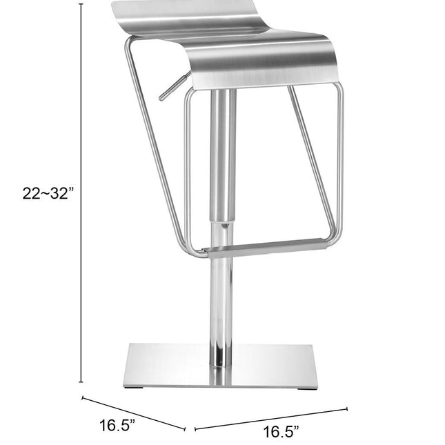 Dazzer Barstool Silver Barstools TriadCommerceInc   