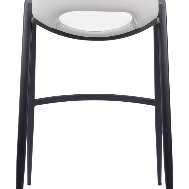 Desi Barstool (Set of 2) White Barstools TriadCommerceInc   