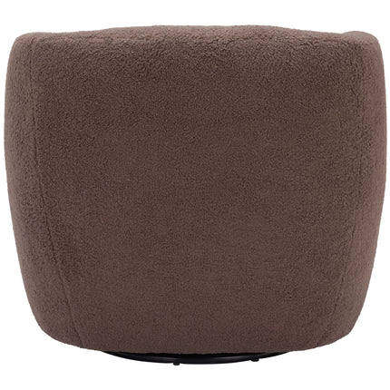 Govan Swivel Chair Brown Chairs TriadCommerceInc   