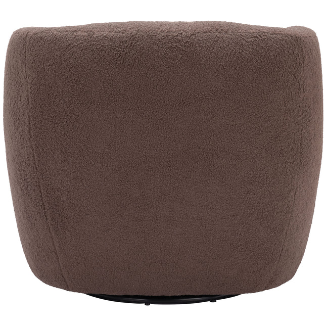 Govan Swivel Chair Brown Chairs TriadCommerceInc   