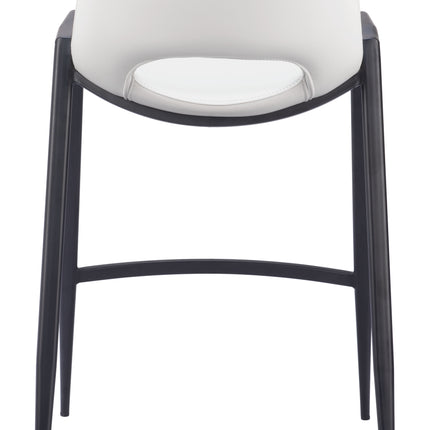 Desi Counter Stool (Set of 2) White Counter Stools TriadCommerceInc   