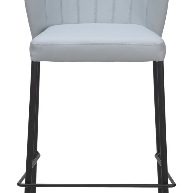 Linz Counter Stool (Set of 2) Gray Counter Stools TriadCommerceInc   