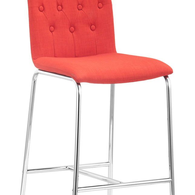 Uppsala Counter Stool (Set of 2) Tangerine Counter Stools TriadCommerceInc Default Title  