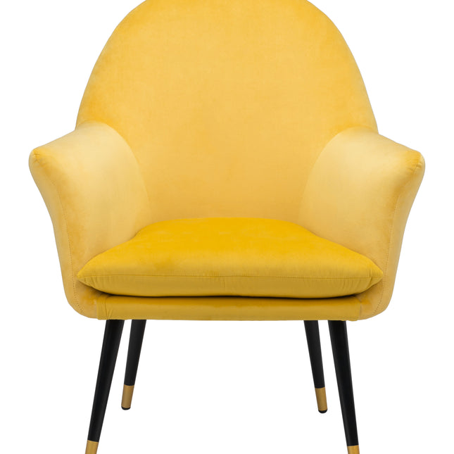 Alexandria Accent Chair Yellow Chairs TriadCommerceInc   