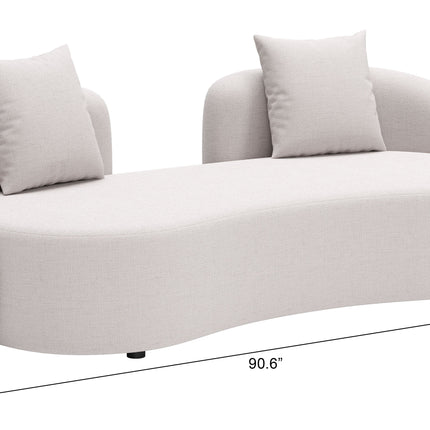 Sunny Isles Loveseat Beige Seating TriadCommerceInc   