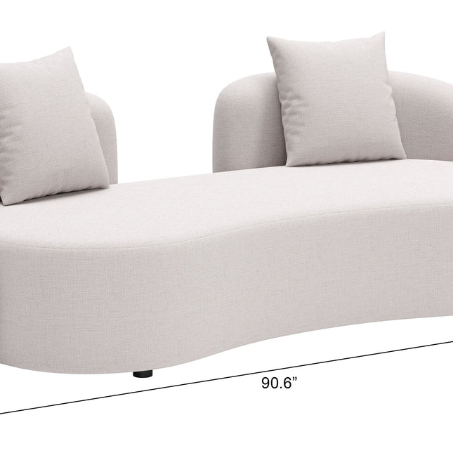 Sunny Isles Loveseat Beige Seating TriadCommerceInc   