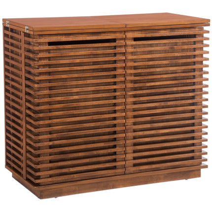 Linea Bar Cabinet Walnut Storage [TriadCommerceInc] Default Title  