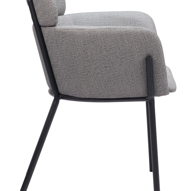 Bremor Dining Chair (Set of 2) Slate Gray Chairs TriadCommerceInc   