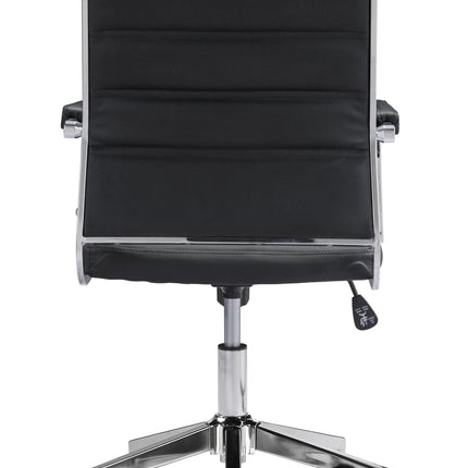 Liderato Office Chair Black Chairs [TriadCommerceInc]   