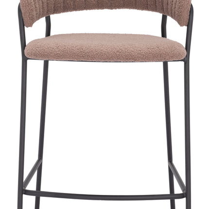 Josephine Counter Stool (Set of 2) Brown Counter Stools TriadCommerceInc   