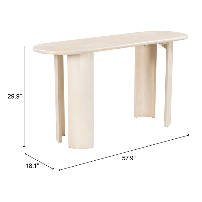 Risan Console Table Natural Console Tables [TriadCommerceInc]   