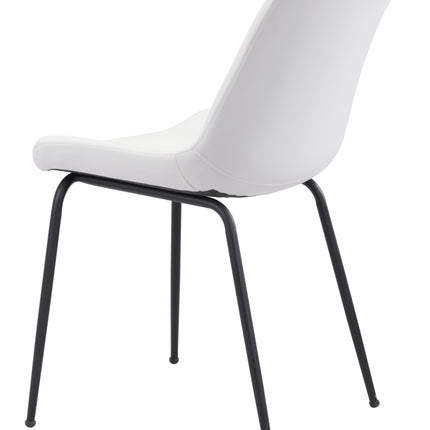 Byron Dining Chair (Set of 2) White Chairs [TriadCommerceInc]   