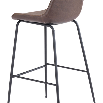 Byron Barstool Brown Barstools TriadCommerceInc   