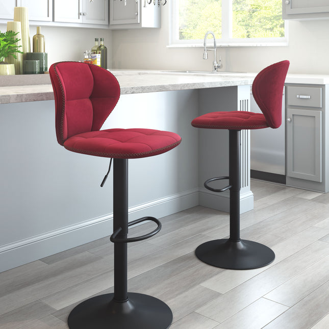 Salem Barstool Red Barstools TriadCommerceInc   