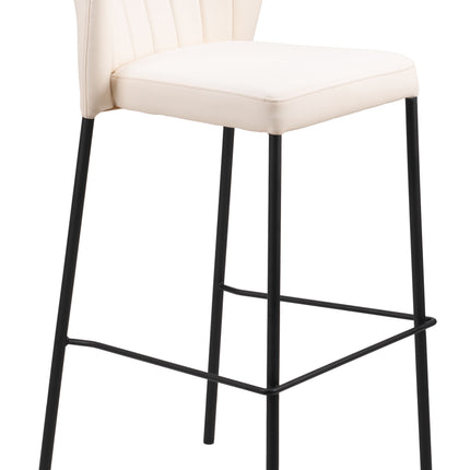 Linz Barstool (Set of 2) Cream Barstools TriadCommerceInc Default Title  