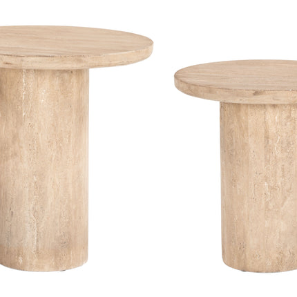 Fenith Accent Table Set (2-Piece) Natural Side Tables TriadCommerceInc Default Title  