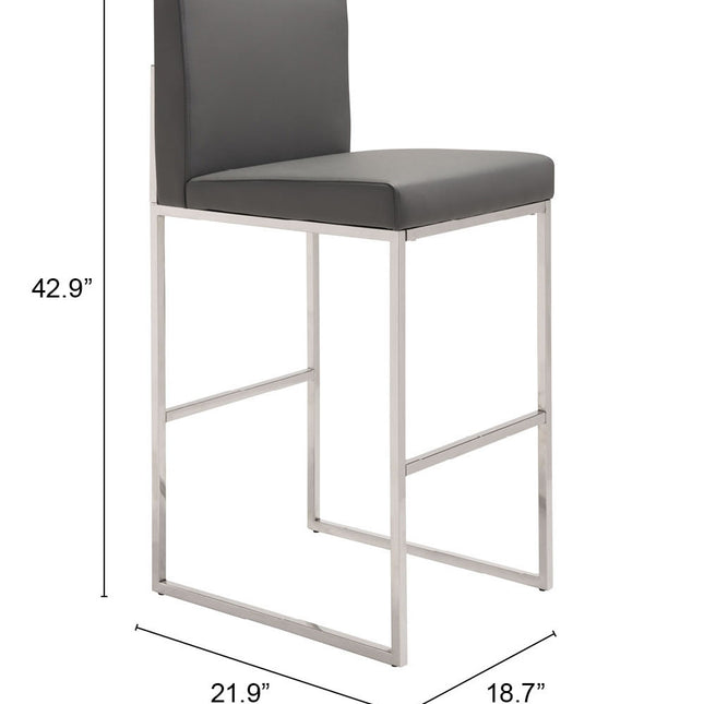 Genoa Barstool Gray Barstools TriadCommerceInc   