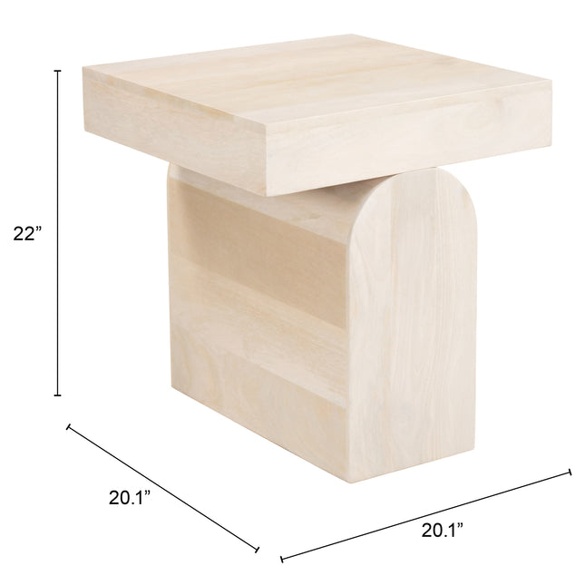 Kiel Side Table Natural Side Tables TriadCommerceInc   