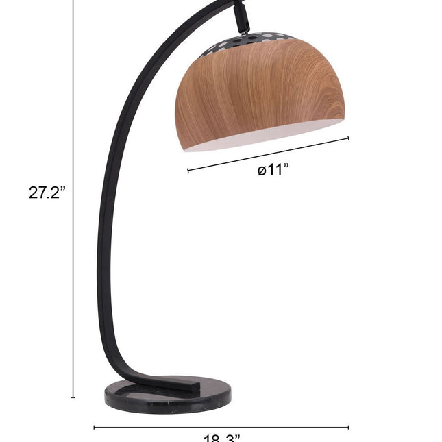 Brentwood Table Lamp Brown & Black Table Lamps TriadCommerceInc   