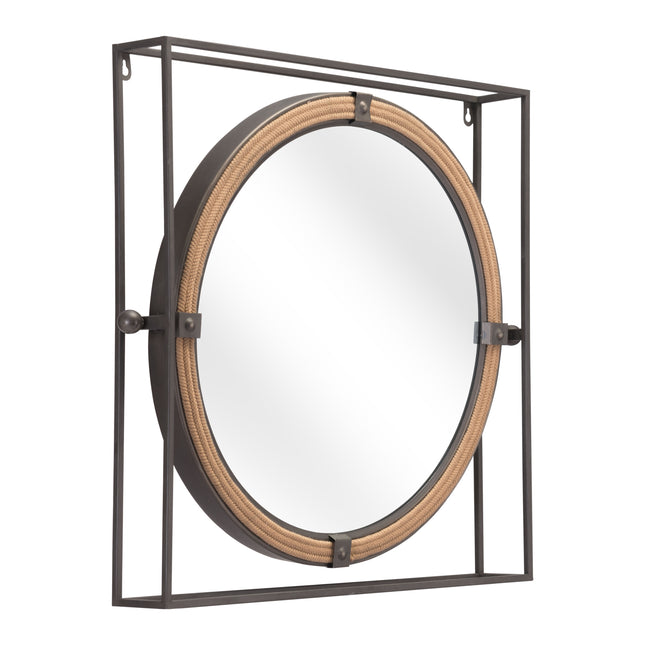 Capell Mirror Antique Gray Mirrors [TriadCommerceInc]   