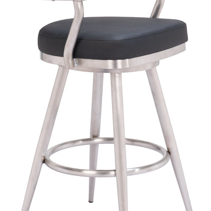 Vagur Swivel Barstool Black Barstools TriadCommerceInc Default Title  