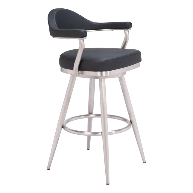 Vagur Swivel Barstool Black Barstools TriadCommerceInc Default Title  