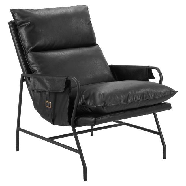 Halaus Accent Chair Black Chairs TriadCommerceInc Default Title  