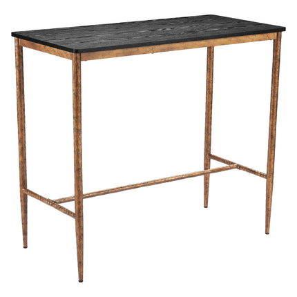 Nida Bar Table Black & Bronze Tables [TriadCommerceInc] Default Title  