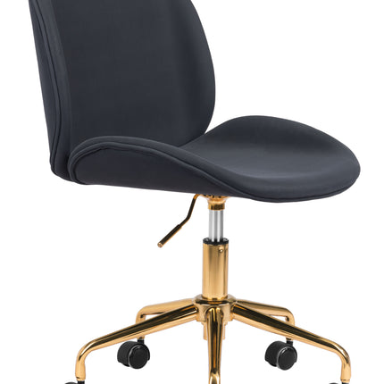 Miles Office Chair Black Chairs TriadCommerceInc Default Title  