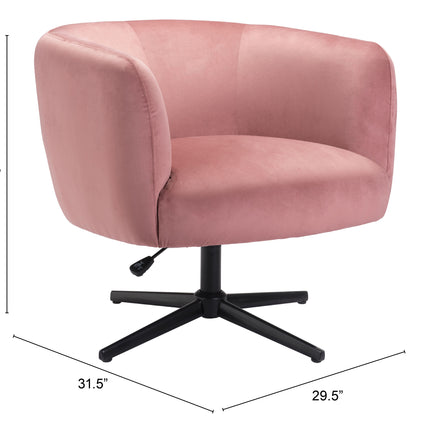 Elia Accent Chair Pink Chairs [TriadCommerceInc]   