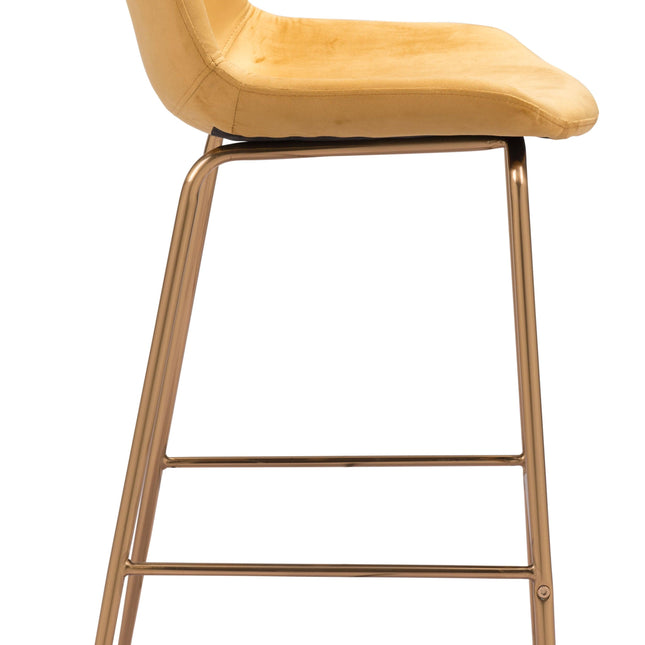 Tony Barstool Yellow & Gold Barstools TriadCommerceInc   