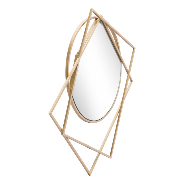 Vertex Mirror Gold Mirrors [TriadCommerceInc]   