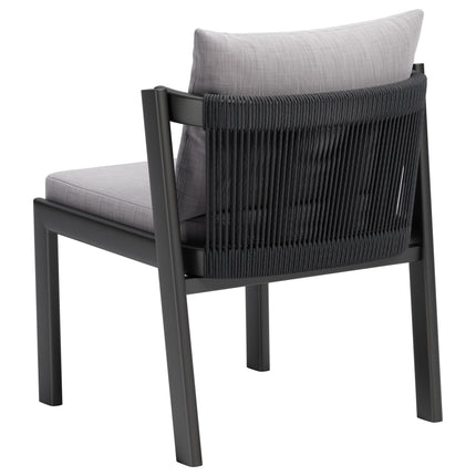 Horizon Dining Chair (Set of 2) Gray Seating TriadCommerceInc   