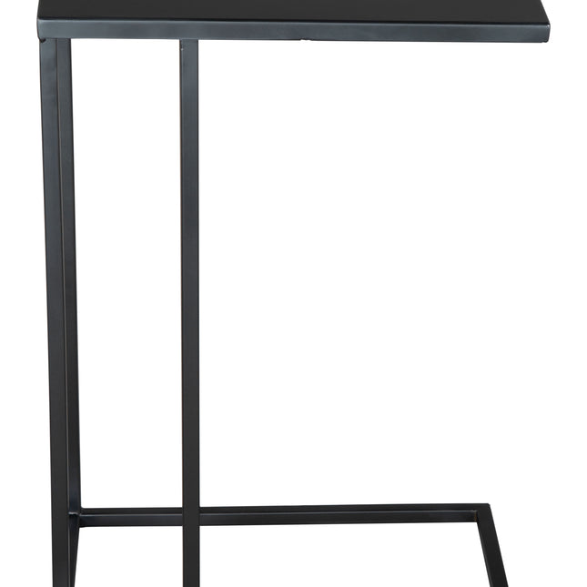 Atom Side Table Black Side Tables TriadCommerceInc   