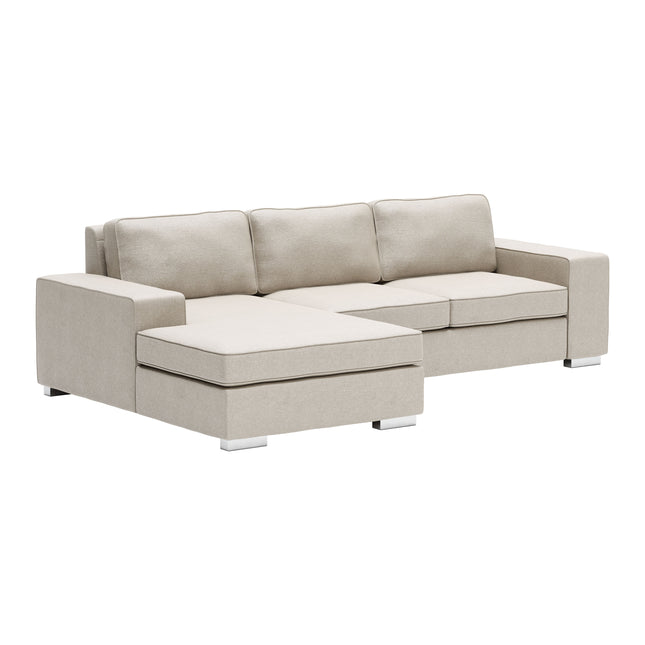 Brickell Sectional Beige Sofas [TriadCommerceInc] Default Title  