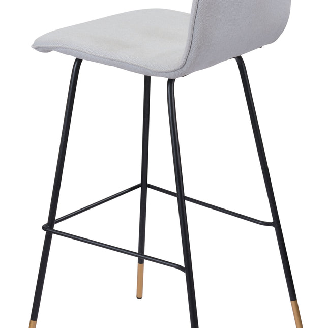 Gironde Barstool Light Gray Barstools TriadCommerceInc   