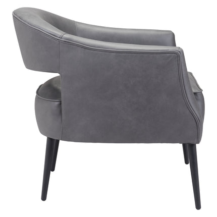 Berkeley Accent Chair Vintage Gray Chairs [TriadCommerceInc]   