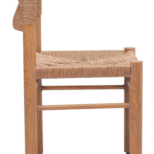 Iska Dining Chair (Set of 2) Natural Seating TriadCommerceInc   