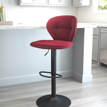 Salem Barstool Red Barstools TriadCommerceInc   