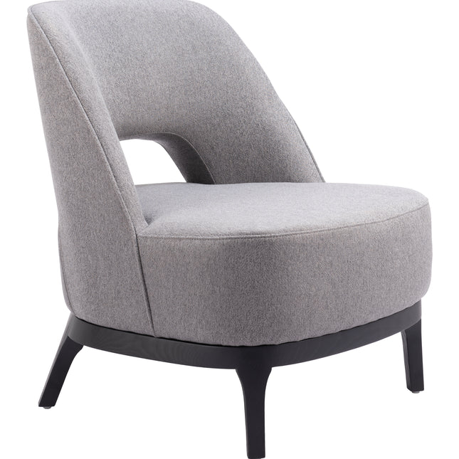 Mistley Accent Chair Gray Chairs TriadCommerceInc   