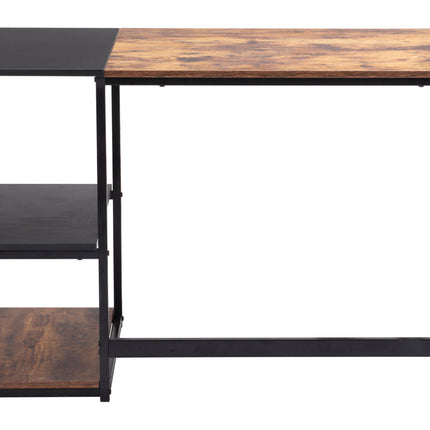 Ukraine Desk Vintage Brown & Black Desks [TriadCommerceInc]   