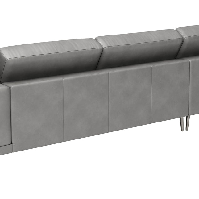 Bliss LAF Chaise Sectional Gray Sofas TriadCommerceInc   